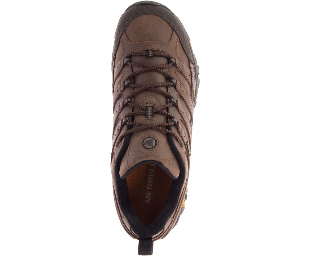 Merrell Hiking Shoes Brown - Moab 2 Prime Waterproof Wide Width - Mens 45UGVYIZW